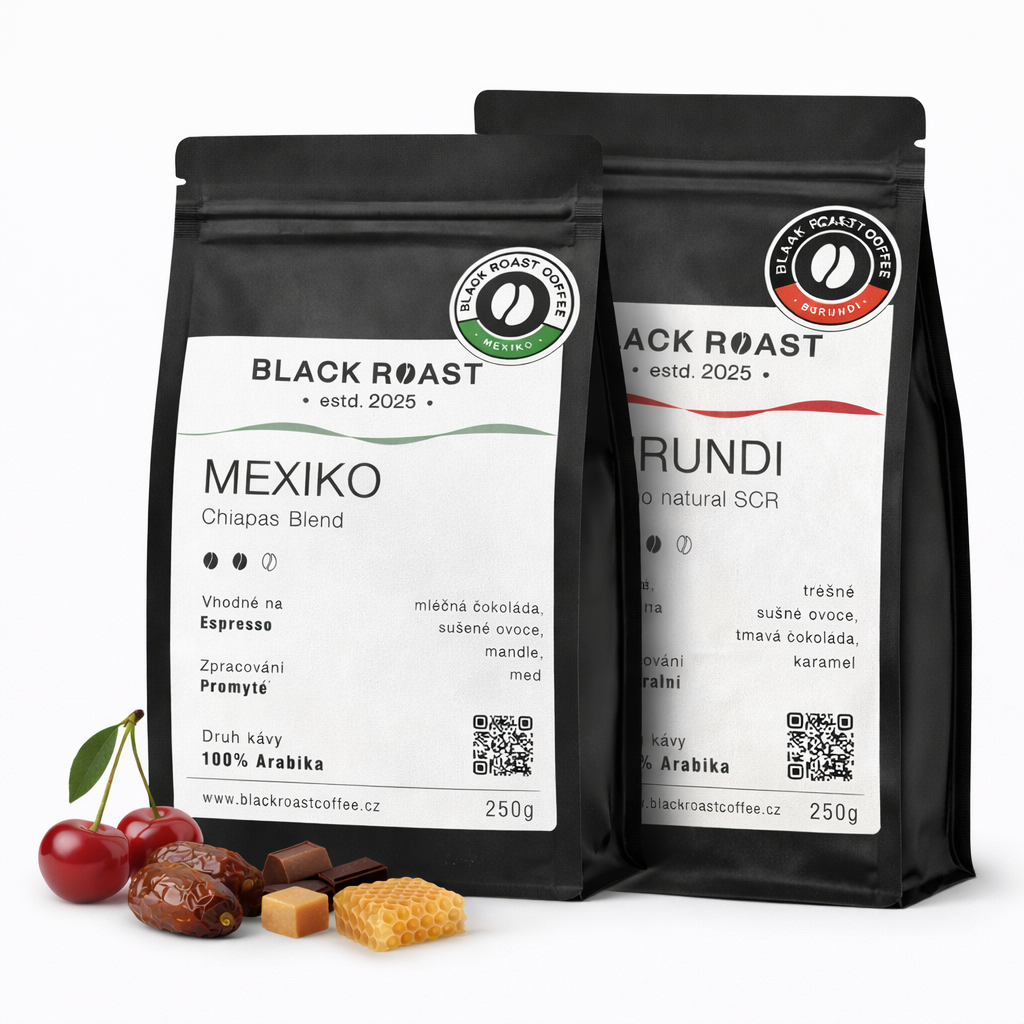 Degustační set: Burundi Kibingo & Mexiko Chiapas