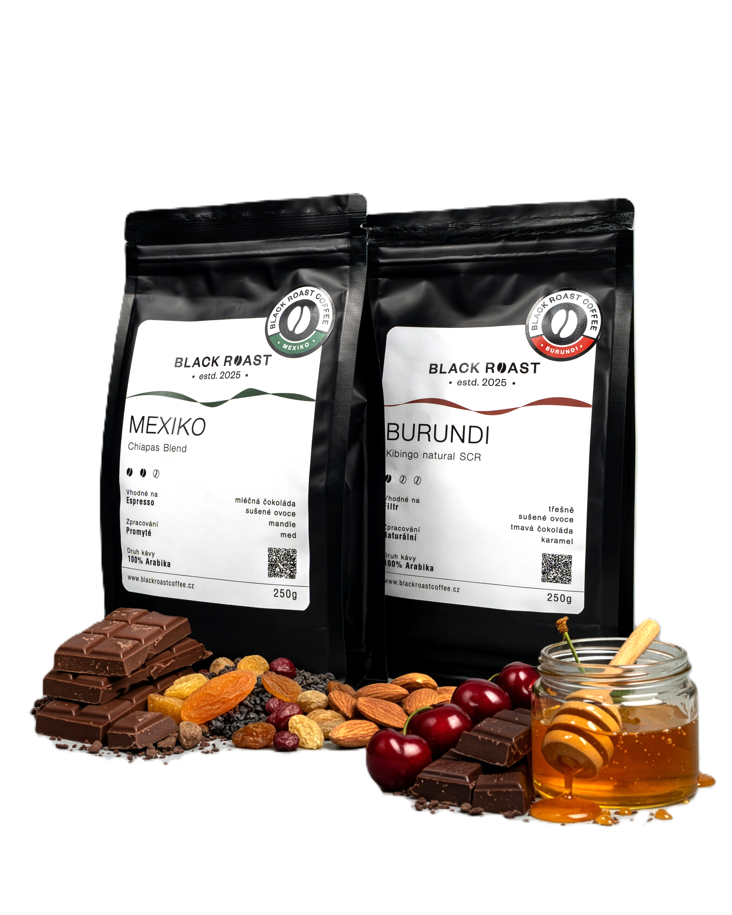 Degustační set: Burundi Kibingo & Mexiko Chiapas